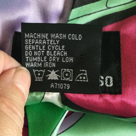 Dennis Basso Mint Green Raincoat, XS - Picture 9 of 9